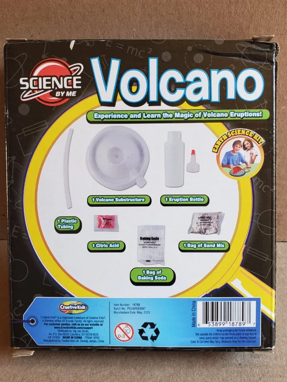 Science By Me Volcano By Creative Kids Level 1 (Ages 8+) Earth Science Kit